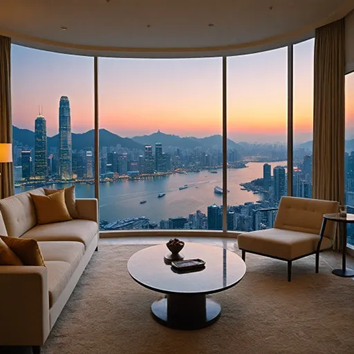 Hong Kong hotel suites with skyline views: elevate your stay above Victoria Harbour